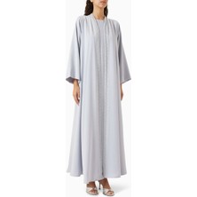 HOMA Q Şık Abaya Takımı Ince Işlemelerle Modern Stil Için Ideal Seçim
