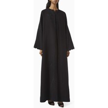 Hessa Falasi Şık ve Modern Tonal Nakışlı Abaya Rahat Kesim ile Gününüzü Şenlendirin