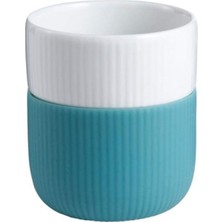 Royal Copenhagen Kontrast Becher 0,33 L, Opal Renkli Modern Porselen Kupa, Silikon Kaplamalı