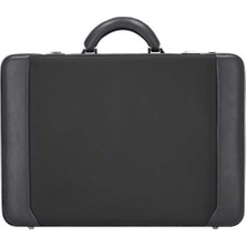 Alassio Modica 45 cm Laptop Bölmeli Siyah Evrak Çantası