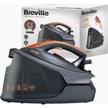 Breville Diamondxpress 2400W Steam Generator Ütü 1.5l Su Tankı Gri & Rose Gold