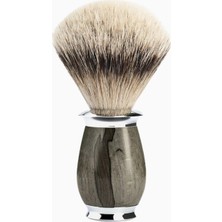 Mühle Purıst Tıraş Fırçası, Gümüş Uçlu Porsuk Kılı, Burl Kayın Saplı ve El Yapımı