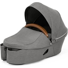 Stokke Xplory x Taşıma Beşiği, Nefes Alabilen Bebek Yatağı, Şık Suni Deri Taşıma Sapı