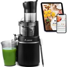 Aaobosi 200W Meyve Sıkacağı, Ters Fonksiyon, 2 Filtre, Bpa Içermez, Sessiz Çalışma