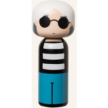 Lucie Kaas Andy Dekoratif Figür, El Boyamalı Kokeshi Tarzı, 14,5 cm