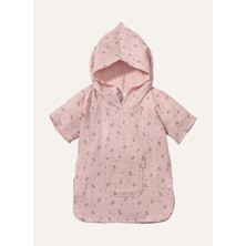 Sterntaler Emmi Girl Bebek Poncho  100% Pamuk, Eşek Figürlü, Cepli ve Şapkalı