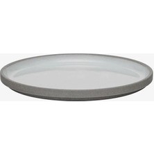 Hasami Porcelain 145 mm Gri Tabak Kapak Japon Seramik Modüler Servis Tabağı