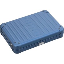 Aleon Vanity Kılıfı 25 cm Gümüş Alüminyum Omuz Çantası, Hafif, Dayanıklı, Şık Tasarım
