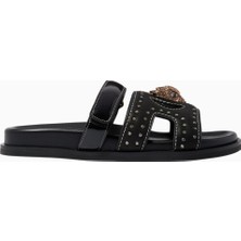 Kurt Geiger Eagle Stud Cut Out Sandaletler, Deri, Çivili ve Şık Yaz Sandaleti
