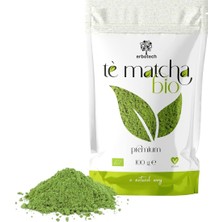 Erbo Tech Organik Matcha Çayı 100 G Japon Yeşil Çayı Tozu Smoothie ve Tatlılar Için Saf Matcha