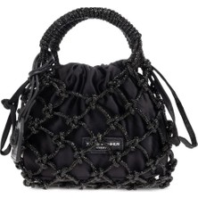 Kurt Geiger Small Makrome Kristal Taşlı Çanta 20X15X7 cm