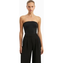 Because Of Alice Effortless Pleated Wide Leg Trousers Yüksek Bel Geniş Paça Kadın Pantolon