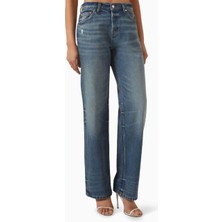 EB Denim Düşük Bel Baggy Jean - Koyu Mavi - Denim Kumaş ile Şık ve Rahat Tasarım
