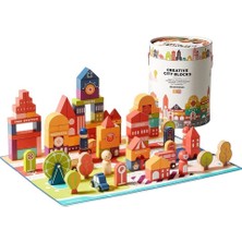 Baby Care Creative City 120 Parça Blok Oyuncak Seti