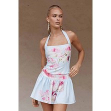 American Rag Cie Şık Halter Yaka Carmine Top - Kadınlar Için Iddialı ve Rahat Üst