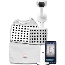 Nanit Pro Akıllı Bebek Kamerası ve Duvar Aparatı 1080P, Uyku ve Nefes Takibi, Wi-Fi