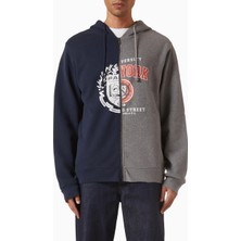 A.p.c. x Marc Jacobs Split Crest Erkek Kapüşonlu Hoodie