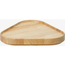 Hasami Porcelain Üçgen Ahşap Tepsi/kapak 170MM