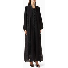 Rauaa Official Şık Dantel Nakışlı Abaya ile Gelen Zarafet ve Rahatlık Sunan Şık Kombinler
