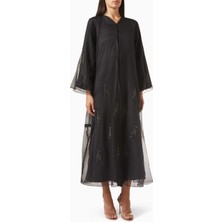 Rauaa Official Şık Organza Elbise Bead Detaylı Modern Tasarım ile Zerafet Sunuyor