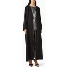 Beige Collection Modern Şıklık Için 4 Parçalı Abaya Seti ile Günlük Veya Gece Davetlerine Hazırlanın
