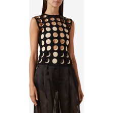 A.w.a.k.e. Mode Layered Holes Detaylı Top, Siyah
