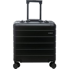 Alumaxx Gravity 44 cm 4 Tekerlekli Laptop Bölmeli Pilot Trolley, Gümüş, Alüminyum