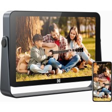 Kodak 10.1 Inç Wifi Dijital Fotoğraf Çerçevesi, 32 GB Hafıza ve Dokunmatik Ekran