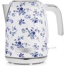 Laura Ashley China Rose 1.7l Kablosuz Çelik Su Isıtıcı 2200W, Hızlı ve Güvenli Kaynatma