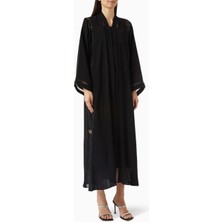 Rauaa Official Dantelli Abaya ile Şık ve Rahat Giyim Seçeneği Tamamlayıcı Sheila ile Gelen Tasarım