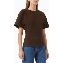 EB Denim Eero Cinched T-Shirt - Beyaz - Pamuklu Premium Kumaş ile Şık Tasarım