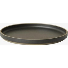 Hasami Porcelain HPB004 Tabak/kapak Siyah 220X21MM , Modüler Japon Seramiği