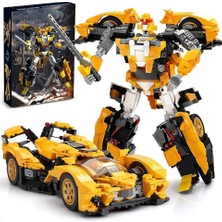 Sillbird 2'si 1 Arada Model Araba ve Transformers Robot SETI,998 Parça, 8+ Yaş Için Koleksiyonluk
