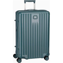 Bric's Milano Brıc's Positano M 69 cm Celeste Genişletilebilir Hacimli, Deri Detaylı Premium Valiz