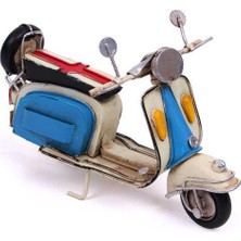 Dekoratif Metal Scooter Vintage Dekoratif Ev Ofis Hediyelik