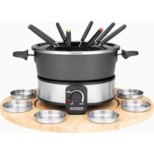 Gastroback Fondue Set 1,8 L Yapışmaz Tencere ve 8’li Paslanmaz Sos Kabı ile Premium Set