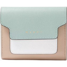 Marni Colour-Blocked Saffiano Deri Cüzdan, Çok Bölmeli Şık Tasarım
