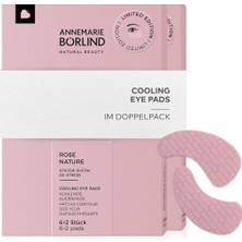 Annemarie Borlind Rose Natural Göz Pedleri (6 x 2 Adet) Canlandırıcı, Serinletici Etki, Vegan