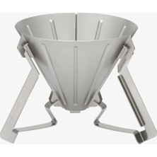 Snow Peak Field Barista Coffee Dripper: Paslanmaz Çelik Dökme Kahve Aparatı 12.5×10.5 cm