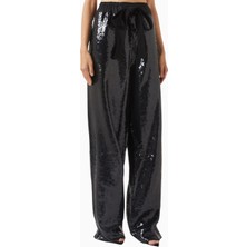 16Arlington Ima Sequin-Embellished Pants, Lüks Payetli Şık Tasarım Pantolon