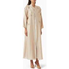 Ruya Studio Şık Boncuk Süslemeli Abaya Ince Tencel Voile ile Zarafet ve Rahatlık Sunar
