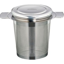 Kuchenprofi Profi Paslanmaz Çelik Teefilter 10,2x7,5x7,4 cm Kapaklı ve Geniş Saplı