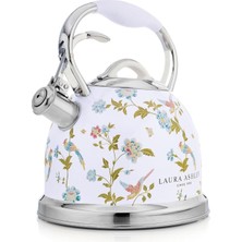 Laura Ashley Elveden White 2.5l Düdüklü Çaydanlık Indüksiyon ve Tüm Ocaklarla Uyumlu