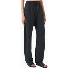 Haikure Babel Cotton Sweatpants, Siyah-Rahat Modern Kadın Eşofman Altı