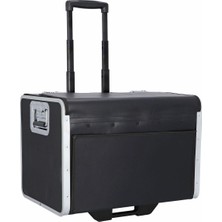 Alassio 54 cm 2 Tekerlekli Dayanıklı Pilot Çantası, Siyah, Arretierbarer Griff, Alüminyum Çerçeve