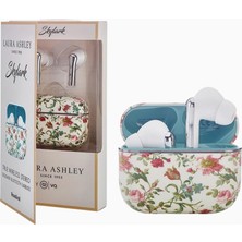 Laura Ashley Skylark Tws Kablosuz Kulaklıklar, Bluetooth 5.3, Enc Gürültü Önleme, 10 Saat Çalma