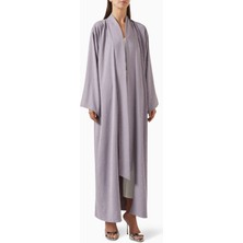 The Cap Project Şık Taş Aksesuarlı Abaya Özel Günler Için Elegan ve Modern Tasarım