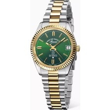 West End Watch Co The Classics Otomatik Saat 32,5 mm, Gümüş ve Altın Renkleri Uyumu, Paslanmaz Çelik, Şık Tasarım