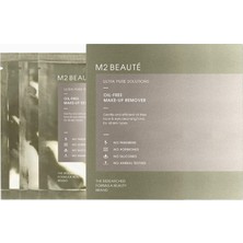 M2 Beaute M2 Beauté Yağsız Makyaj Temizleme Pedleri, Hassas Ciltler Için