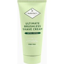 Barberino's Barberıno's Ultimate Fırçasız Tıraş Kremi, Hyaluronik Asitli, Nar Yağlı, Ferahlatıcı ve Nemlendirici